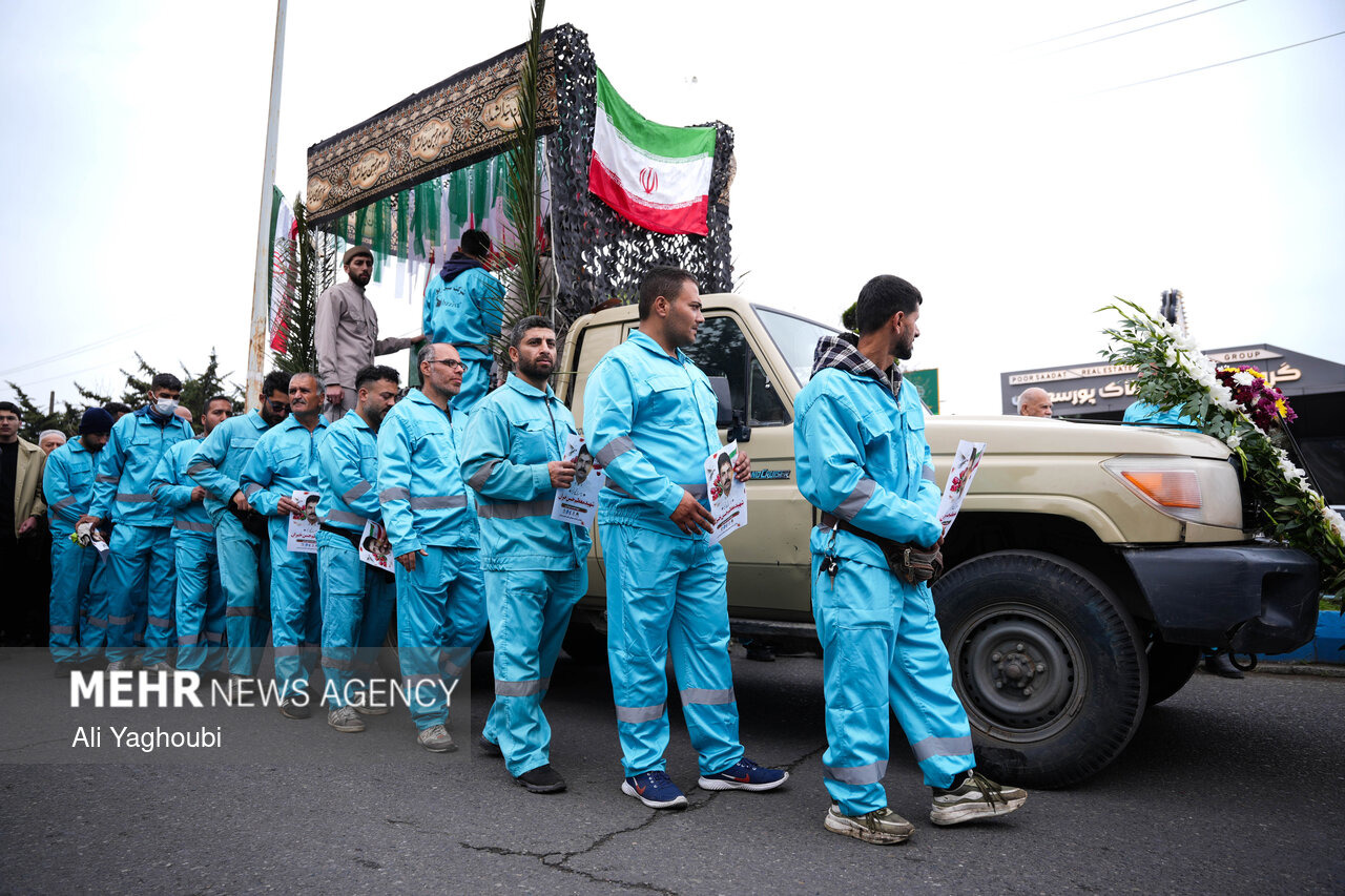 اعزام ۱۰۰ پاکبان از ارومیه برای میزبانی از زائران مراسم تشییع رهبر