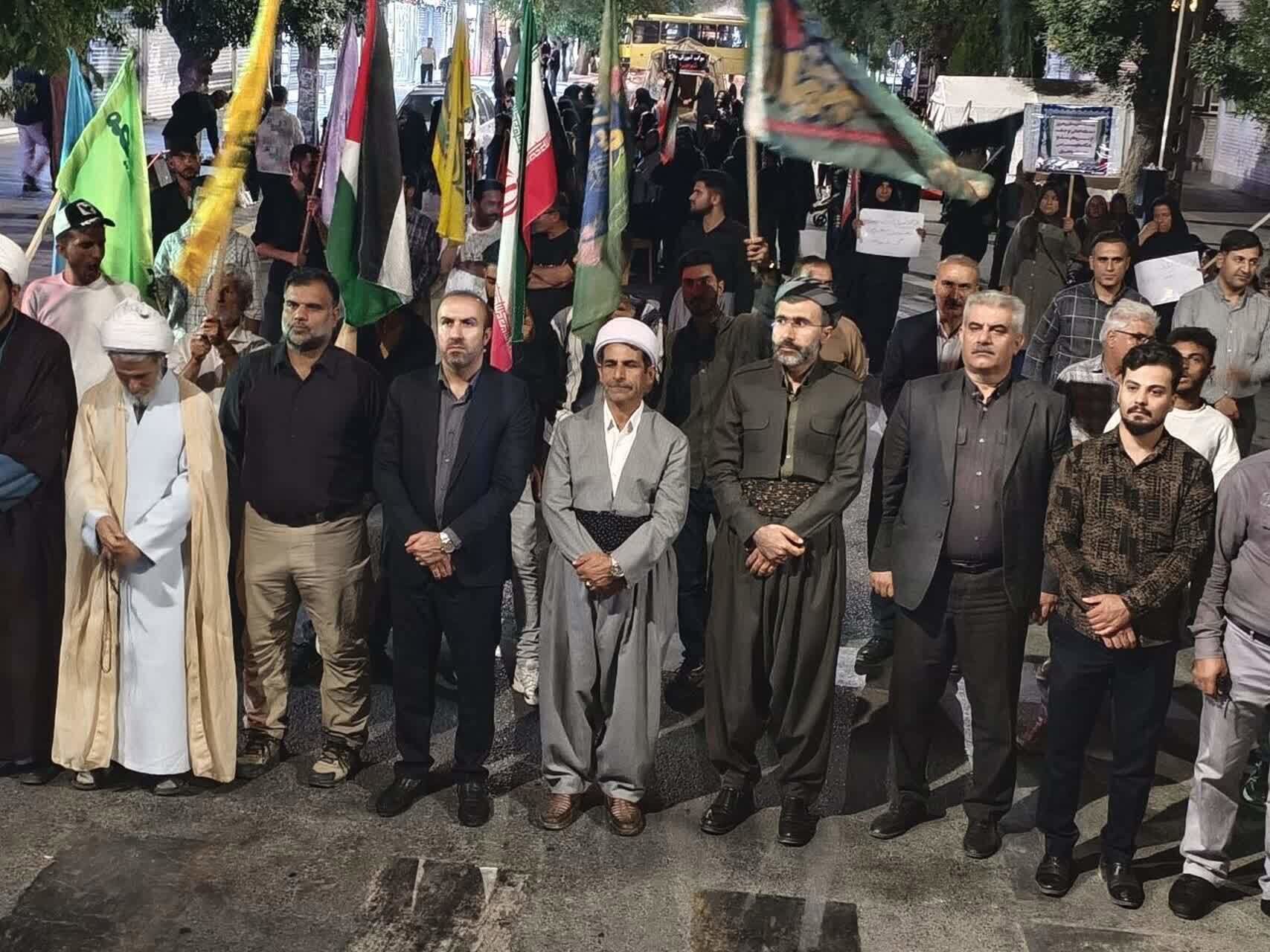 حضور حماسی مردم شهرستان بوکان در پاسداشت امنیت و اقتدار ملی