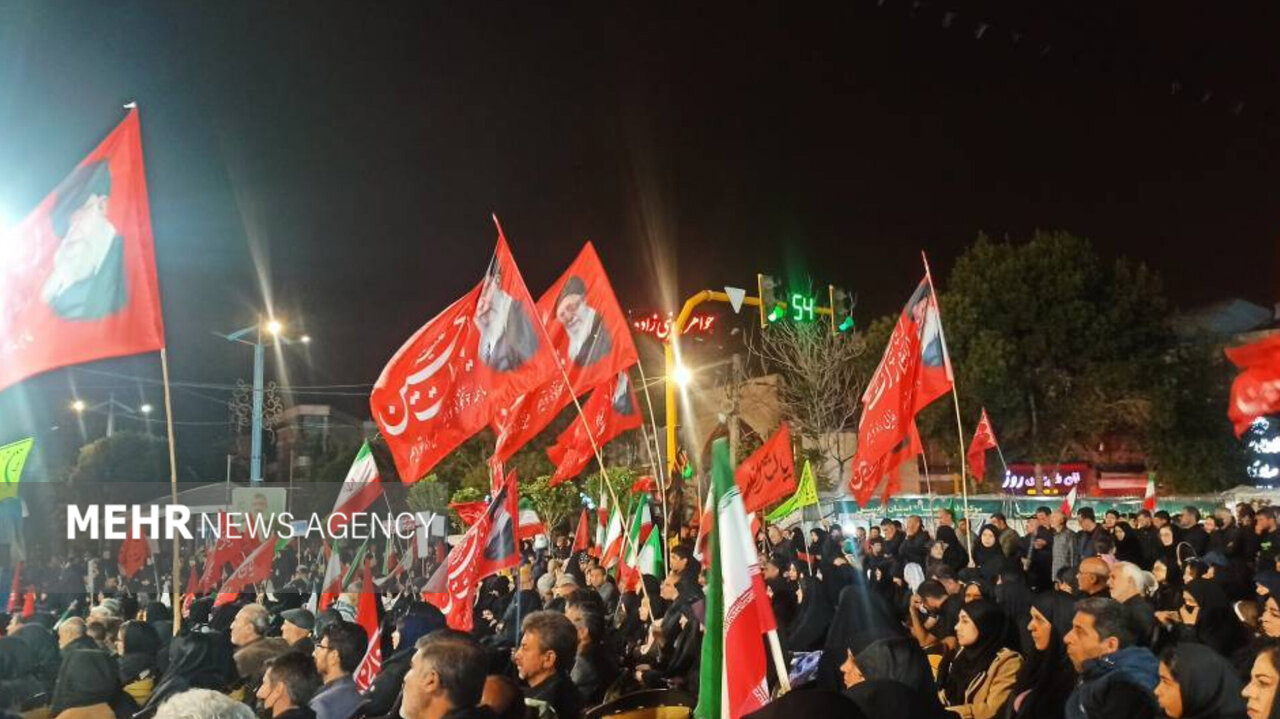 اجتماع خون‌خواهی رهبر و قائد شهید امت اسلامی در اردبیل