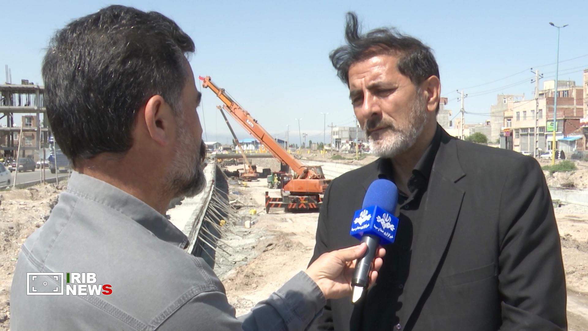 هشتاد درصد پیشرفت در تقاطع شهید خلبان ذاکر اردبیل