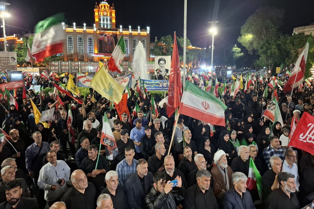 شب‌های اقتدار ایران؛ ۱۲۵ امین اجتماع مردم تبریز در بیعت با رهبری