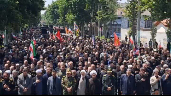 راهپیمایی جاماندگان بدرقه آقای شهید ایران در خوی