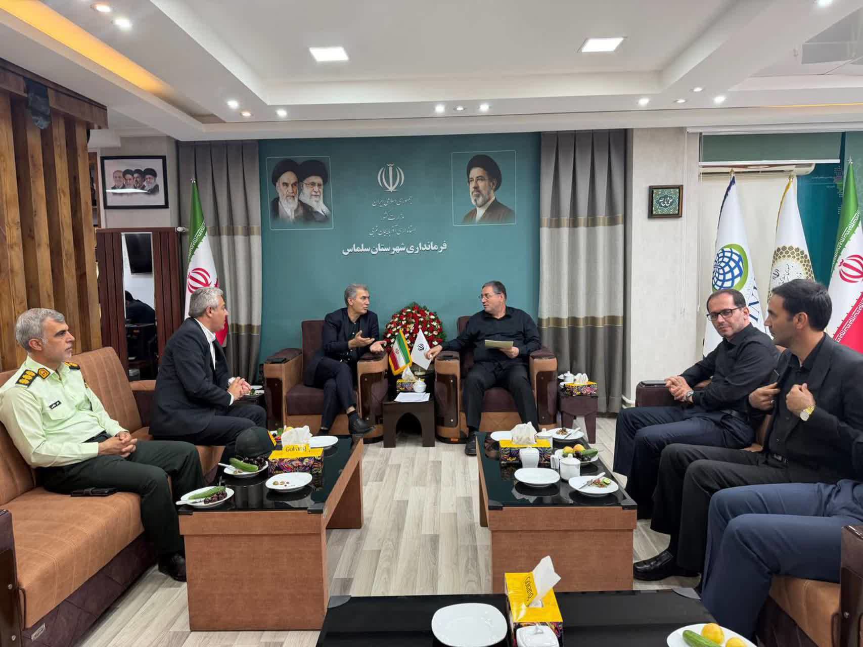 بررسی مسائل شهرستان سلماس با حضور استاندار آذربایجان‌غربی