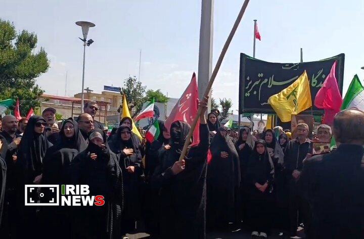 مراسم بزرگداشت رهبر شهید انقلاب در تبریز