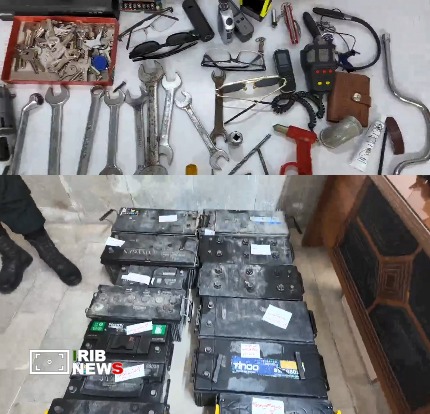 دستگیری سارق باتری خودرو‌های سنگین در اسکو