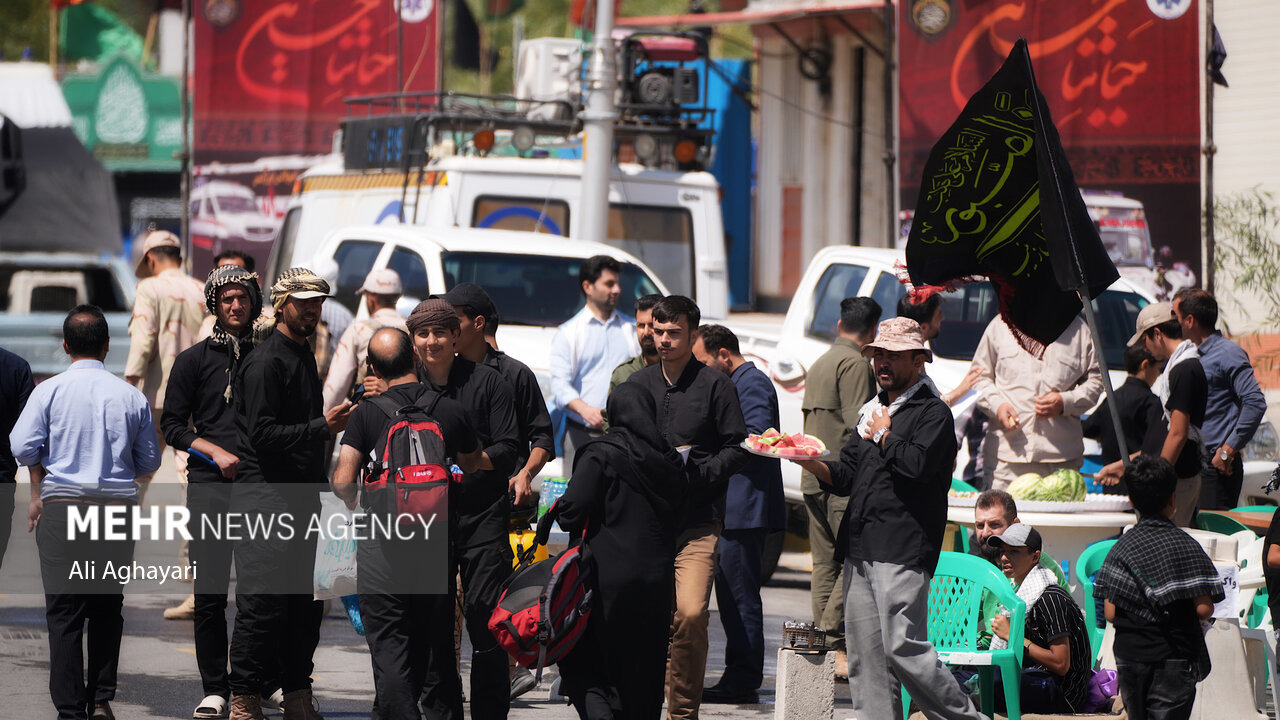 تعداد زائران متردد اربعین در تمرچین از مرز ۱۸ هزار نفر گذشت