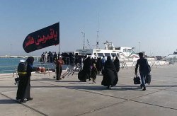 آغاز اعزام زائران اربعین حسینی از کیش