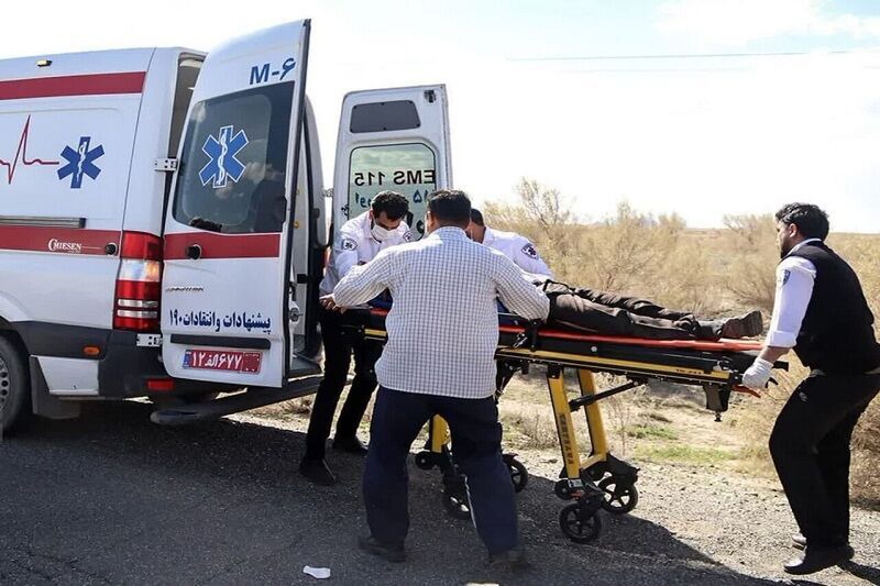 تصادف در جاده گلوان قارنا به سمت نقده هفت مصدوم بر جای گذاشت