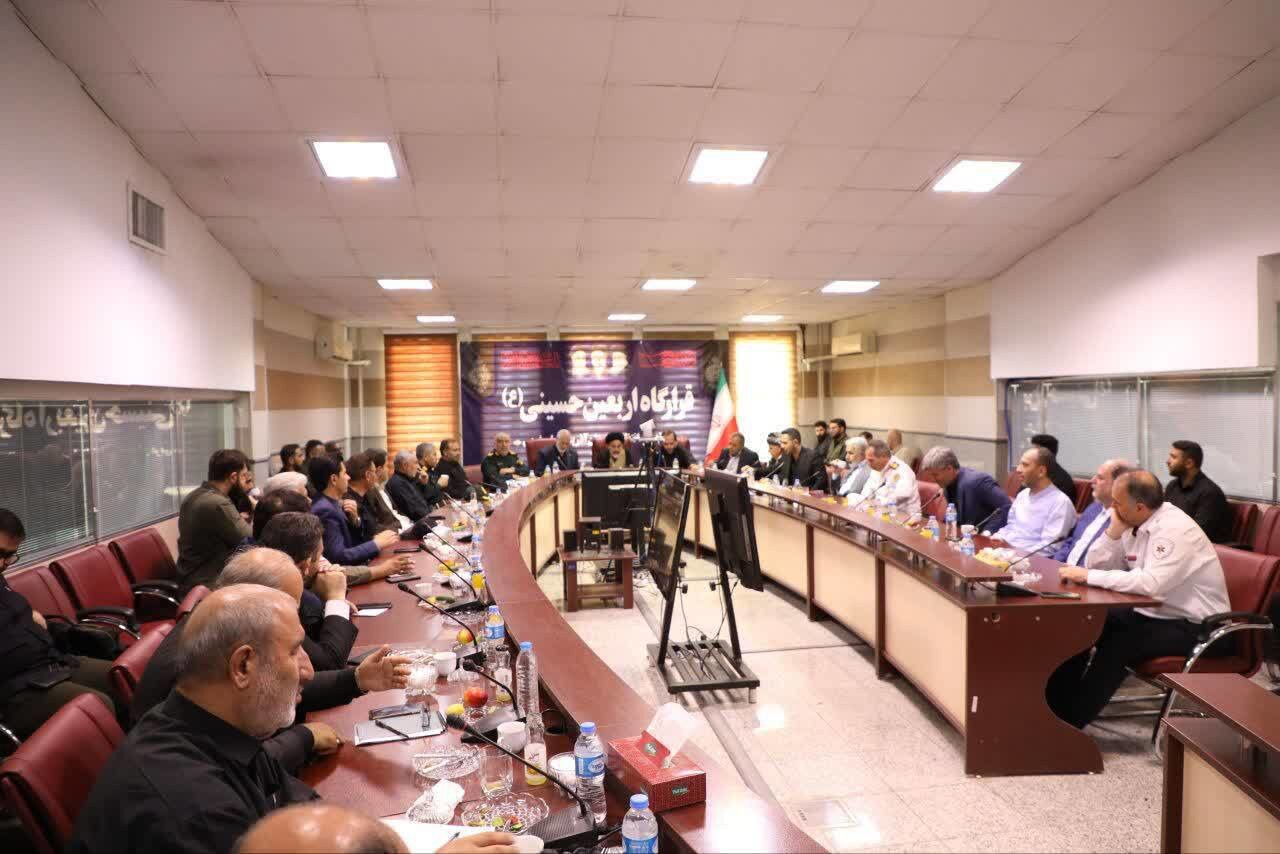 برگزاری جلسه ستاد اربعین آذربایجان‌غربی در مرز تمرچین