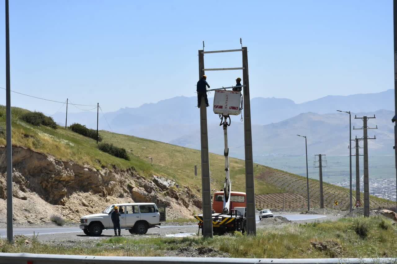 پایداری برق زائران اربعین در مرز تمرچین