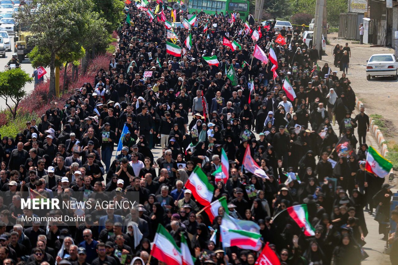 سیل عاشقان حسینی اردبیل از امامزاده صالح تا امامزاده صدرالدین