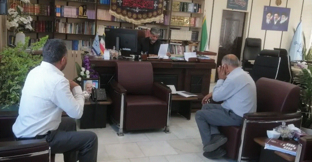 دیدار رئیس کل دادگستری آذربایجان غربی با تعدادی از مراجعان به دادگستری