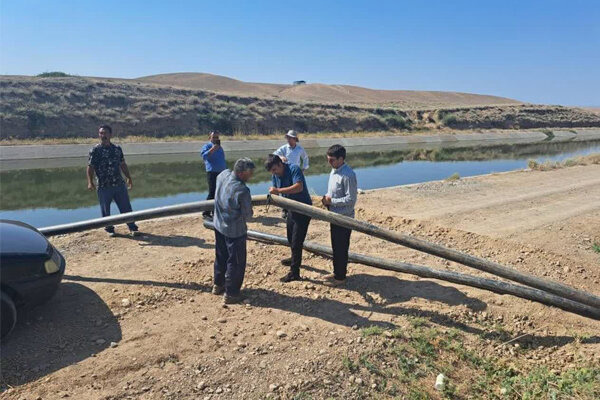 برداشت غیرمجاز آب از کانال خداآفرین متوقف شد