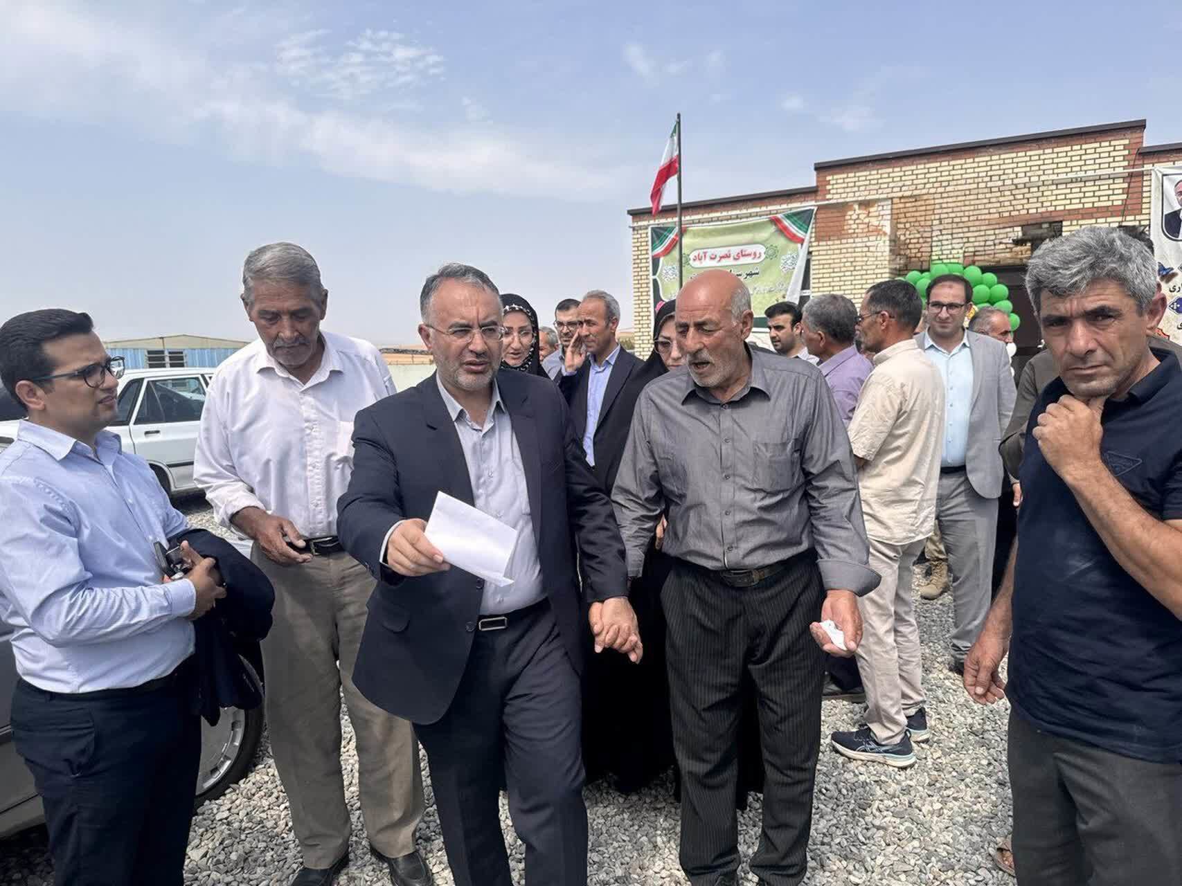 بررسی مسائل و مشکلات اهالی  روستای نصرت‌آباد پلدشت