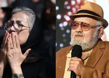 پوشش متفاوت همسر و دختر اکبر عبدی در جلسه شورای شهر/ ویدئو