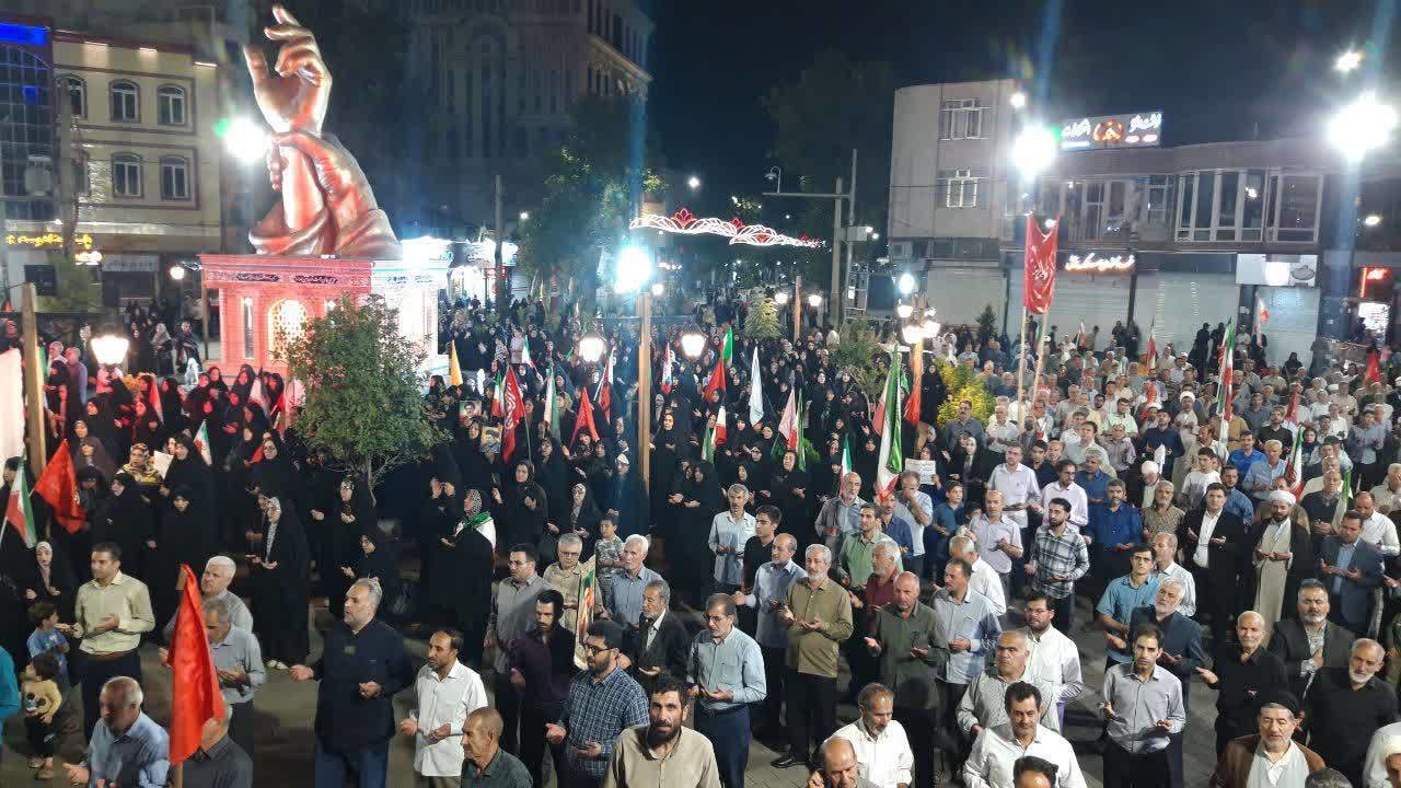 شب‌های خوی همچنان صحنه حضور و همبستگی مردم