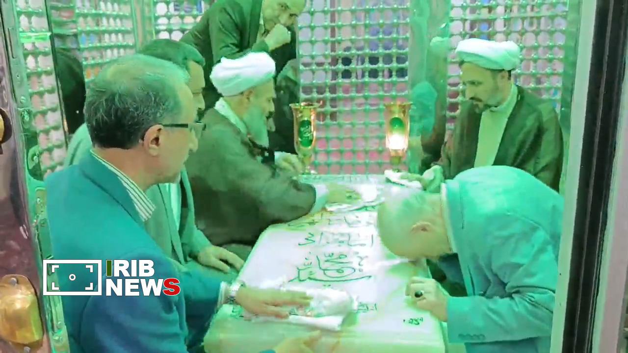 غبار روبی مزار امامزاده سید محمد(ع) مراغه