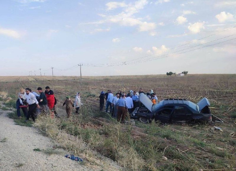 مصدومیت پنج نفر در سانحه رانندگی در جاده ارومیه به مهاباد