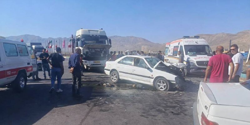مصدومیت شش تن در سانحه رانندگی در  محور ماکو - بازرگان