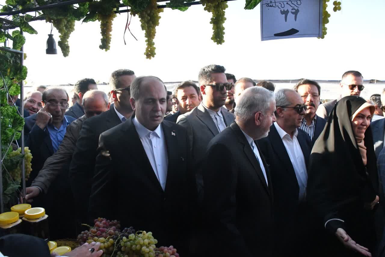 حضور مسئولان ملی و استانی در جشنواره ملی انگور و دوشاب ملکان