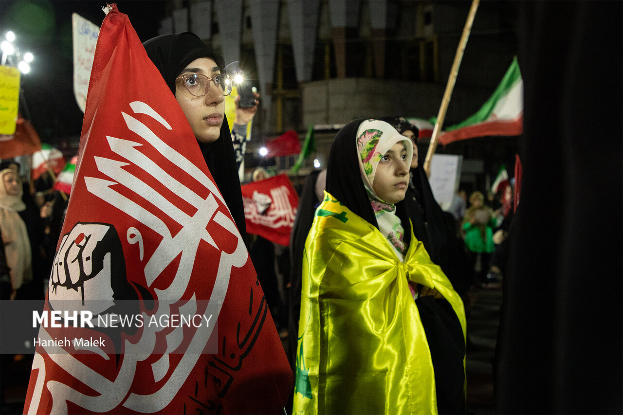 پرچمداری مردم انقلابی سلماس در موج ۲۰۴ شب‌های مقاومت ملی