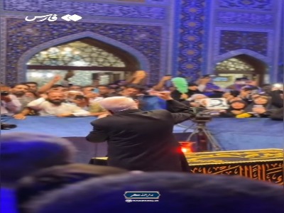 فیلم/ نوحه‌سرایی حاج صادق آهنگران در رواق دارالذکر