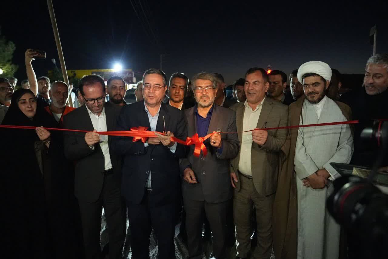 افتتاح طرح  ساماندهی سه‌راهی باروق - میاندوآب - شاهین‌دژ