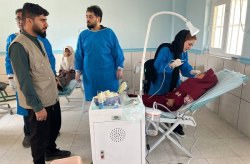 ارائه خدمات گروه جهادی دندان‌پزشکی کیش به بیش از ۳۰۰ نفر در بشاگرد