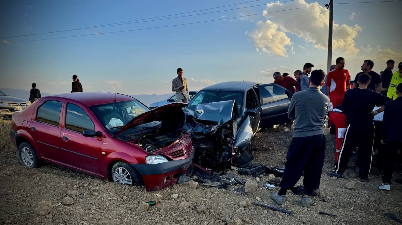 مصدومیت دونفر در سانحه رانندگی در جاده سلماس به خوی