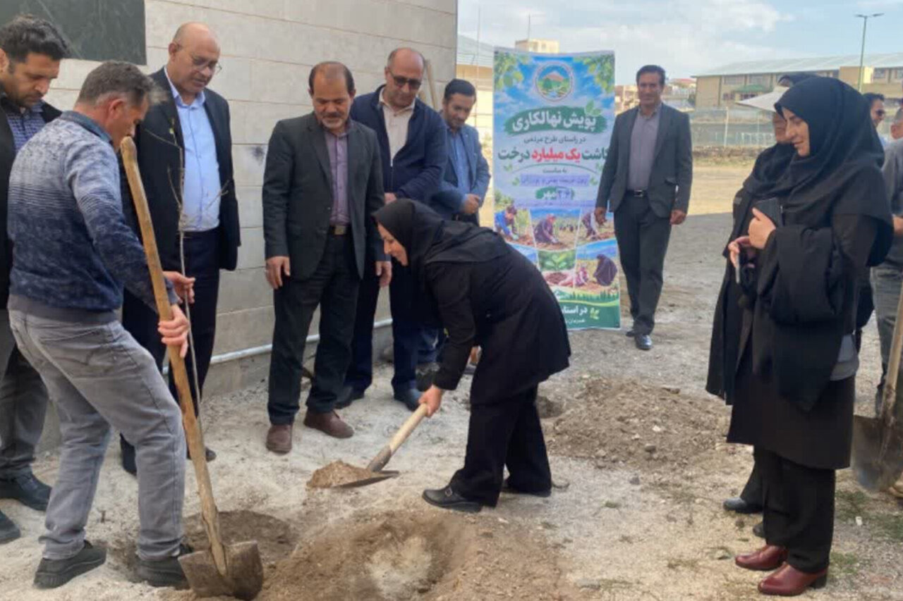 پویش کاشت نهال در نمین به مناسبت هفته تربیت بدنی برگزار شد