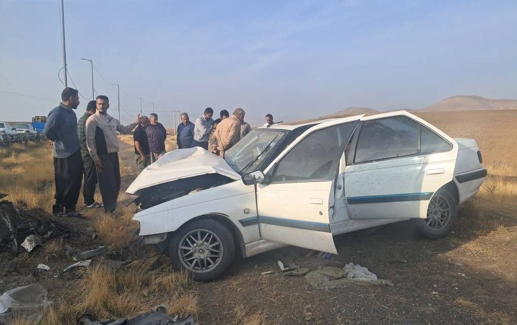 مصدومیت چهارتن در سانحه رانندگی در  محور میاندوآب _ مهاباد