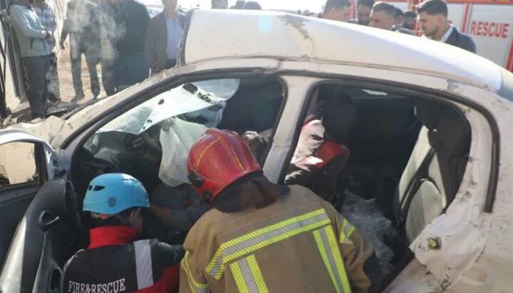 تصادف و برخورد دو خودرو در جاده کلات منجر به فوت یک نفر شد